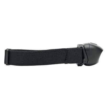 Lanterna cu cap led reincarcabila neagra cu banda elastica reglabila si carcasa compacta ergonomica