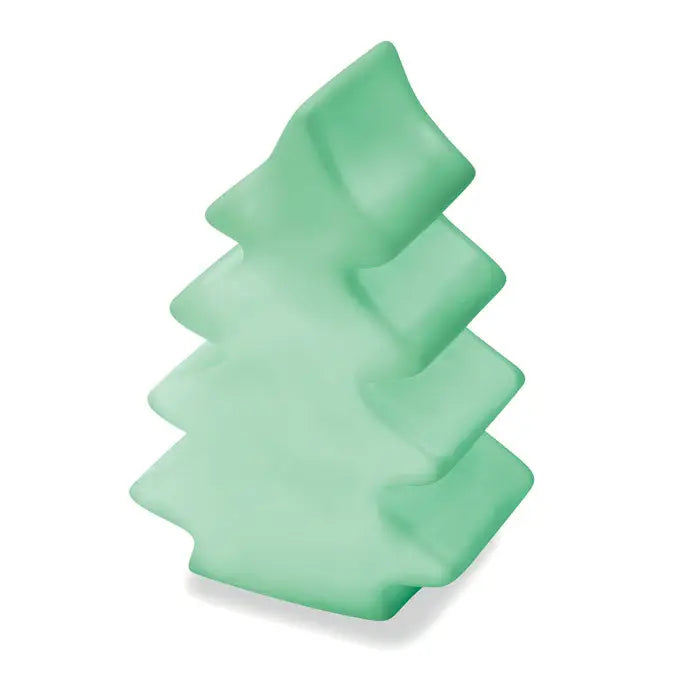 Lampă decorativă lumina care schimbă culoarea copacului tip brad mată verde mentă cu design modern și stratificat