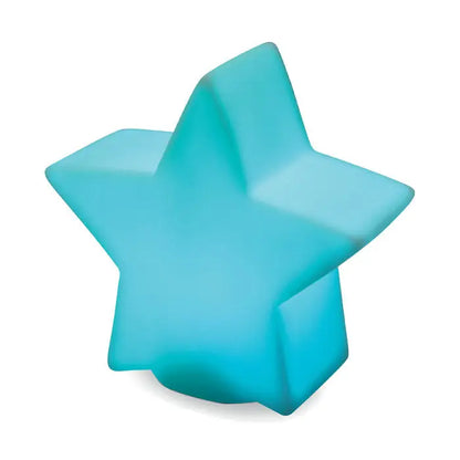Lumina care schimba culoarea stelelor un night light led star shaped teal cu finisaj mat neted
