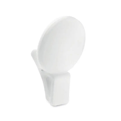 Oglindă de perete albă lucioasă din plastic cu design modern pentru lumina led lumina led pentru selfie cu clips-on