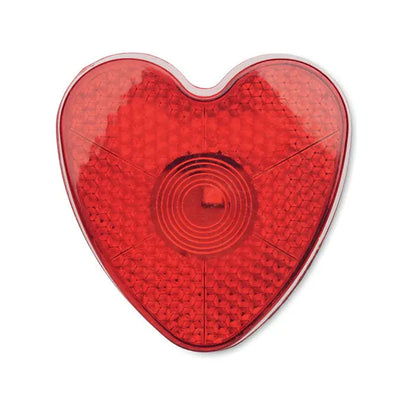 Lumina reflector in forma de inima red cu suprafata translucida texturata si modele concentrice circulară