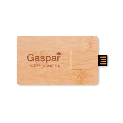 Carcasa din bambus de 16 GB USB