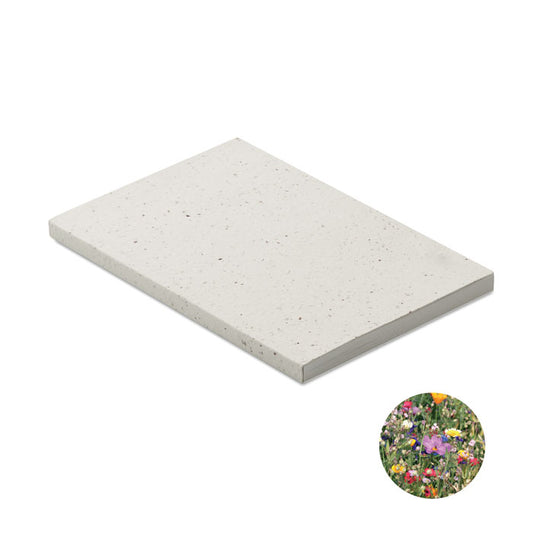 Caiet A5 cu coperta din hartie cu seminte