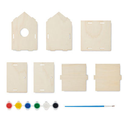 Kit bricolaj pentru casa pentru pasari din lemn