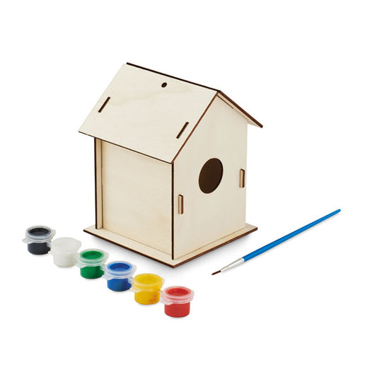 Kit bricolaj pentru casa pentru pasari din lemn
