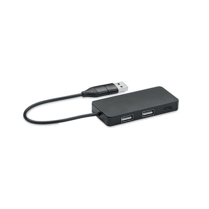 Hub USB cu 3 porturi cu cablu de 20 cm