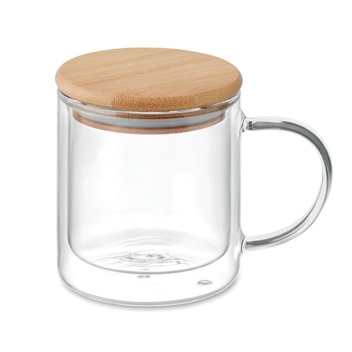 Cana din borosilicat cu perete dublu