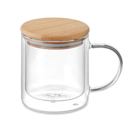 Cana din borosilicat cu perete dublu