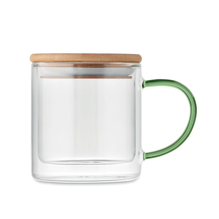 Cana din borosilicat cu perete dublu