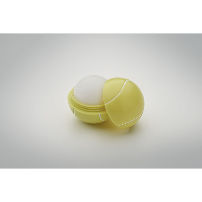 Balsam de buze in forma de minge de tenis