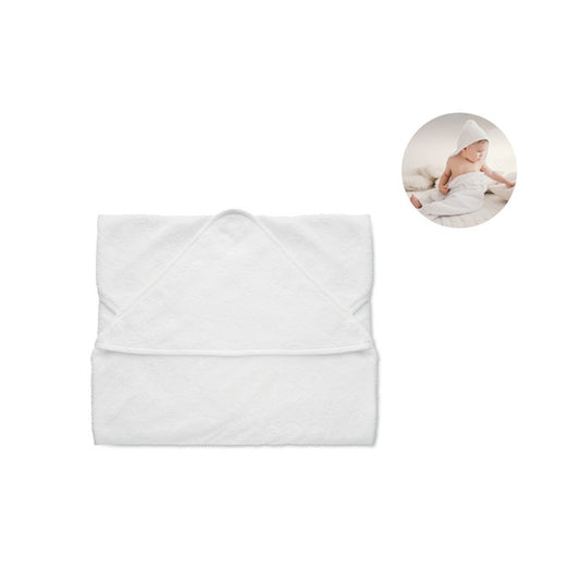 Prosop din bumbac cu gluga pentru bebelusi