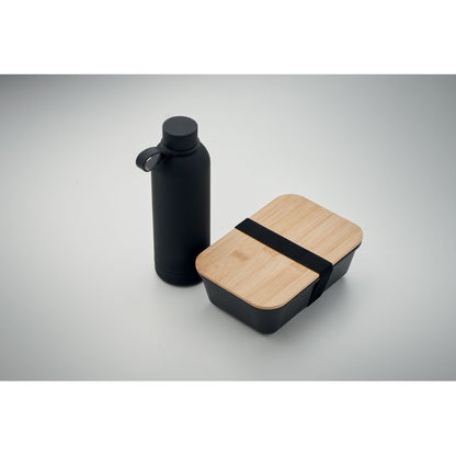 Set cadou cu sticle cutie de pranz