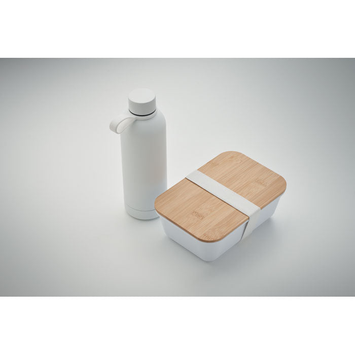 Set cadou cu sticle cutie de pranz