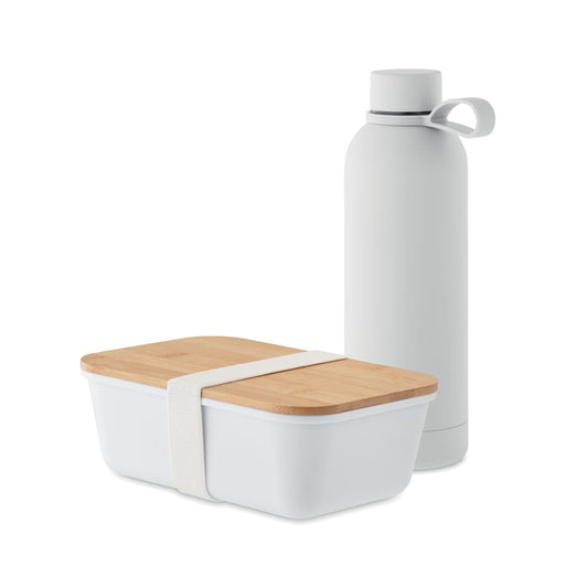 Set cadou cu sticle cutie de pranz
