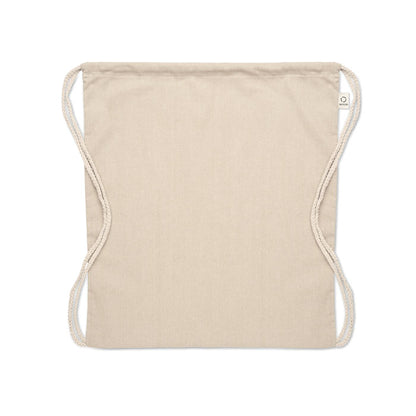 Geanta din bumbac reciclat cu snur