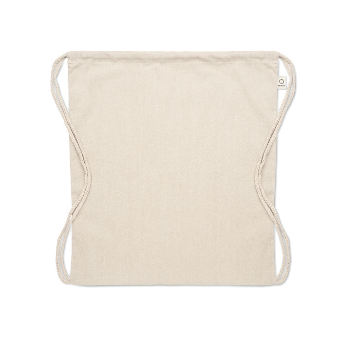 Geanta din bumbac reciclat cu snur