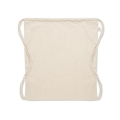 Geanta din bumbac reciclat cu snur