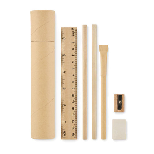 Set de papetarie tub de hartie