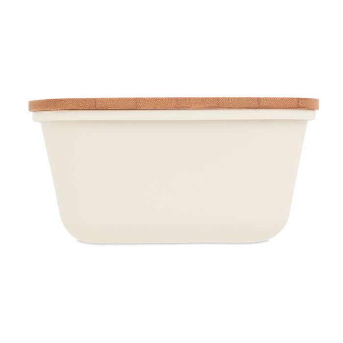 Cutie de pranz cu capac din bambus