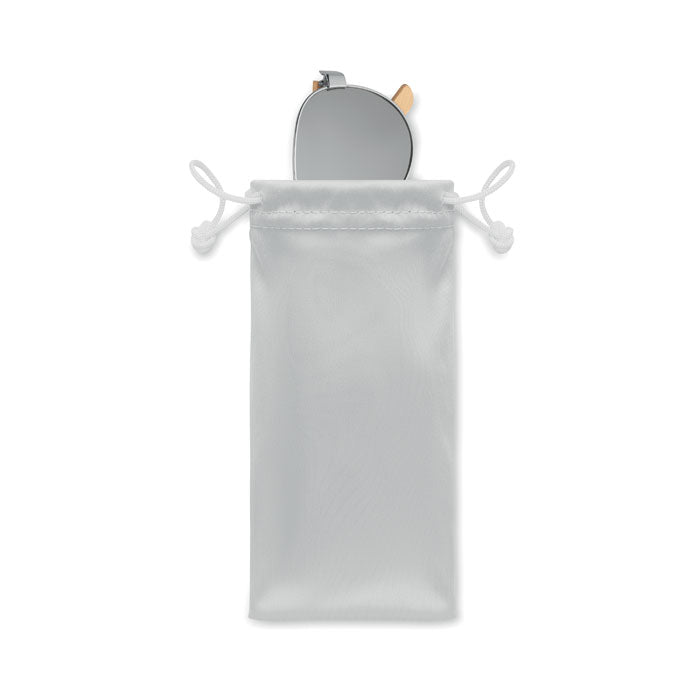 Ochelari de soare din bambus in husa