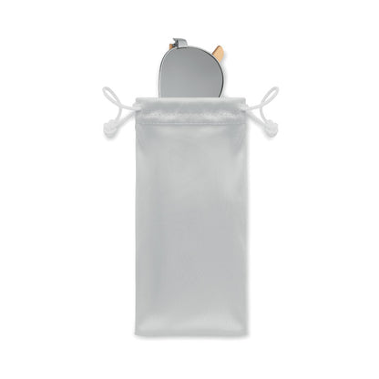 Ochelari de soare din bambus in husa