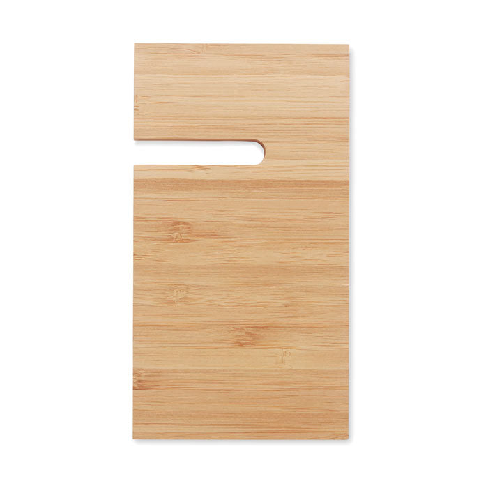 Suport pentru telefon de birou din bambus