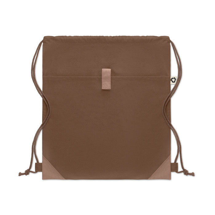 Geanta din bumbac reciclat cu snur