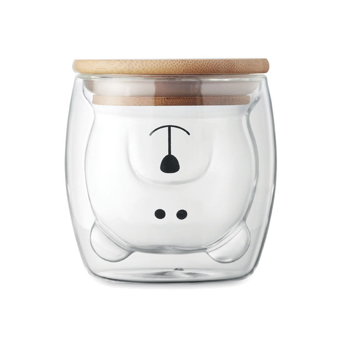 Cana din borosilicat cu perete dublu