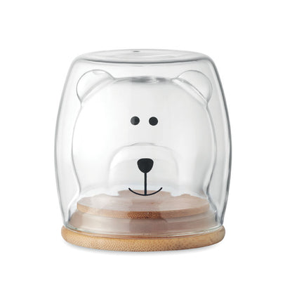 Cana din borosilicat cu perete dublu