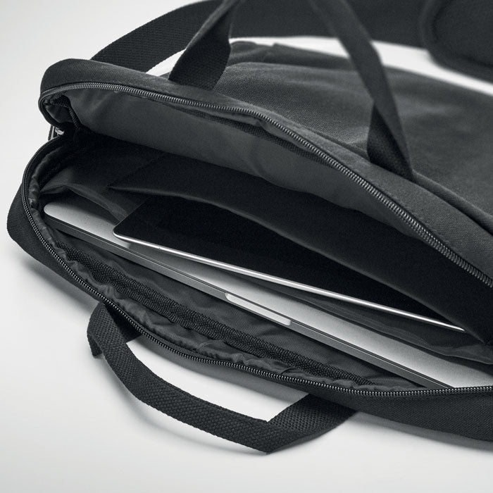 Geanta pentru laptop din panza spalata