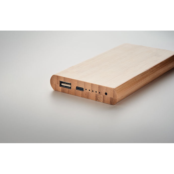 Power Bank Bamboo de 6000 mAh