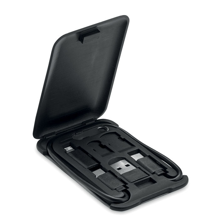 Cablu 3 in 1 cu suport pentru telefon