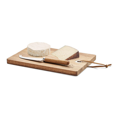 Set tabla de branza din lemn de salcam