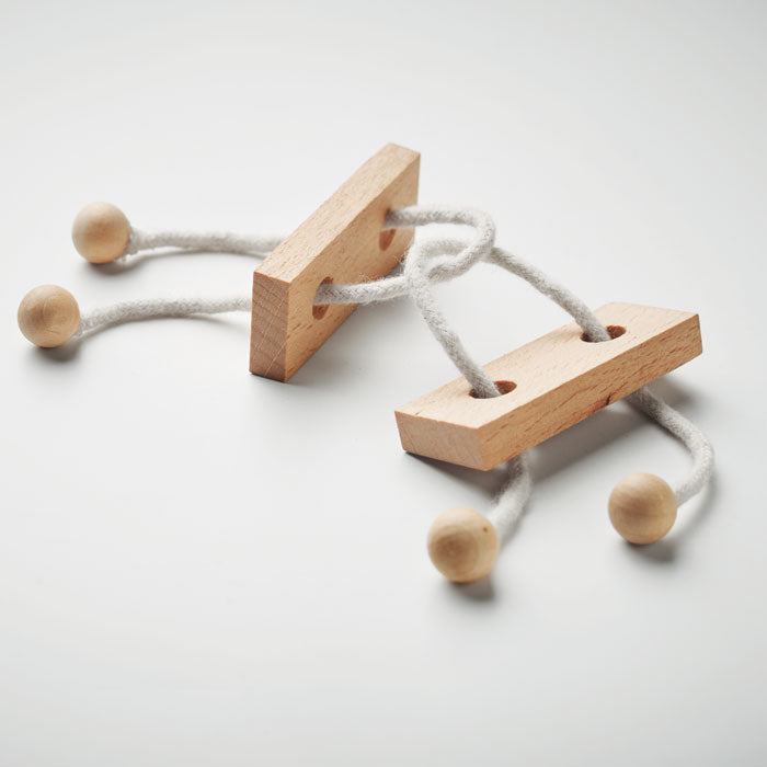 Dreptunghi de creier teaser din lemn