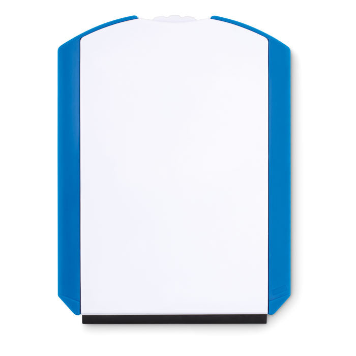 Racleta de gheata in cardul de parcare