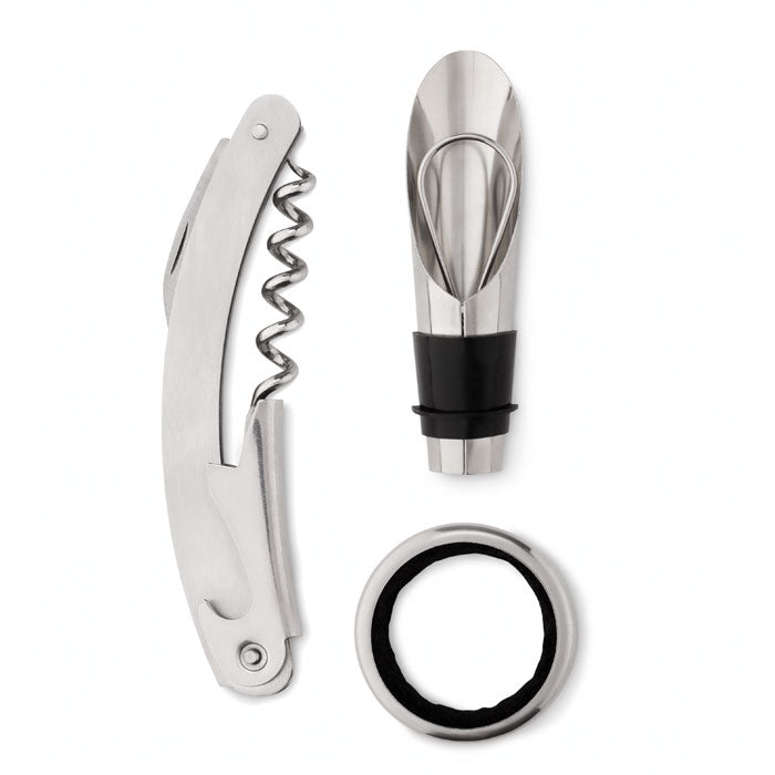 Set de vin in forma de sticla