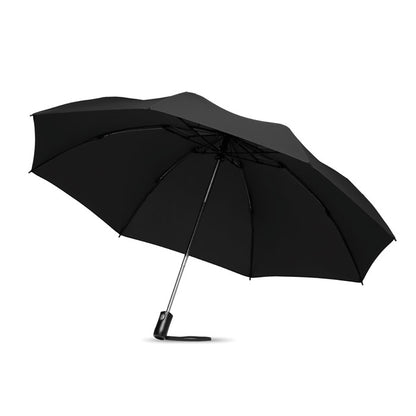 Umbrela reversibila pliabila