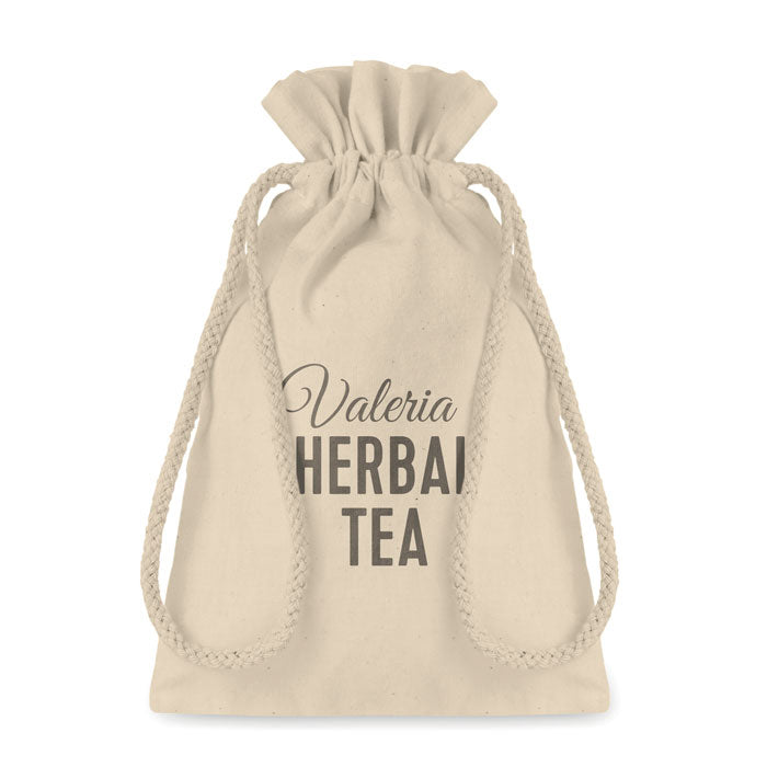 Geanta mica din bumbac cu snur