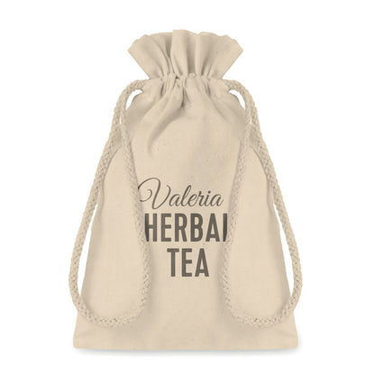 Geanta mica din bumbac cu snur