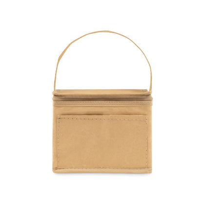 Geanta frigorifica din hartie tesata cu 6 conserve