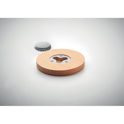 Deschidetor de sticle/coaster din bambus