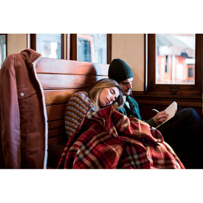 Patura de calatorie din lana RPET