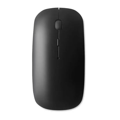 Mouse fara fir negru wireless cu design minimalist si finisaj mat neted
