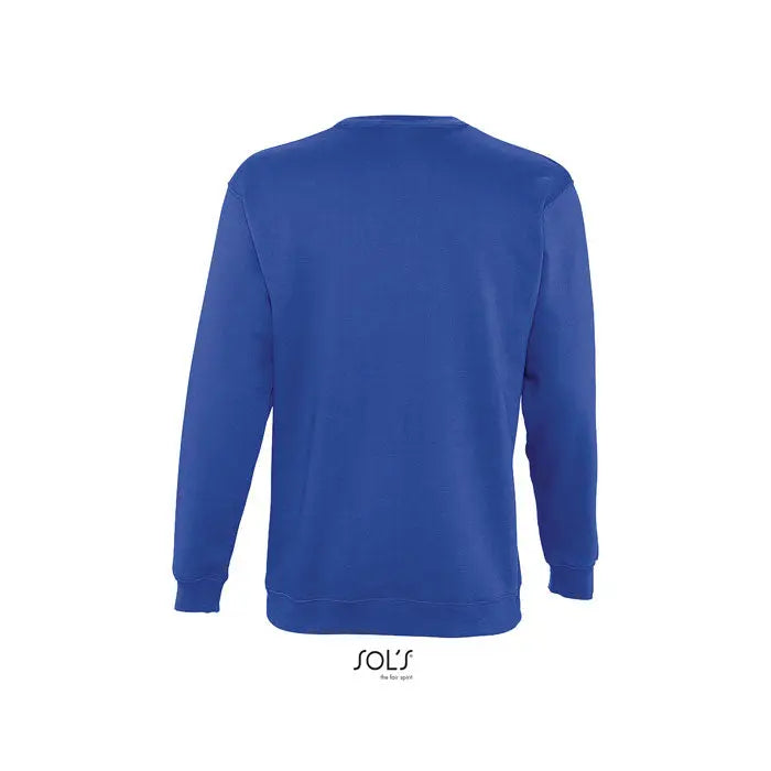 Bluză albastru regal noua supreme sweat unisex cu mâneci lungi, guler rotund clasic și manșete elastice