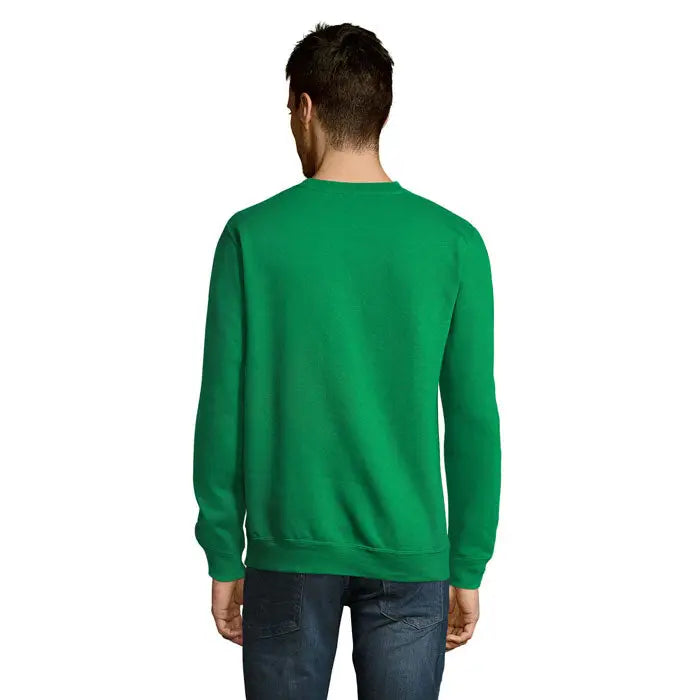 Hanorac verde solid noua supreme sweat unisex cu mâneci lungi și guler rotund din material confortabil