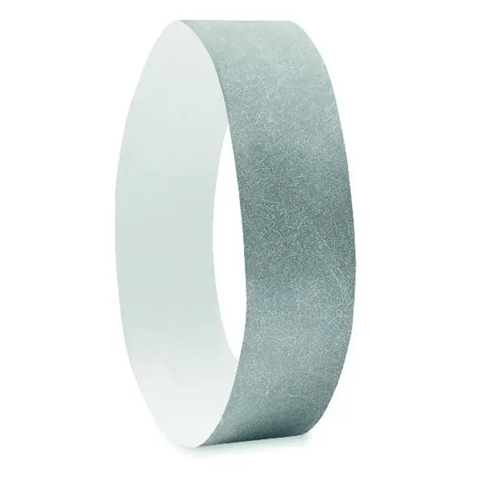 Silver metallic bratara cu suprafata texturata usor aspra din setul o foaie de 10 bratari
