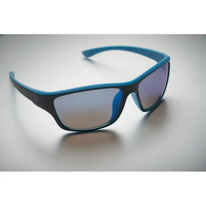 Ochelari de soare sport albastre si negre cu lentile oglinda gradient uv400 pentru protecție UV