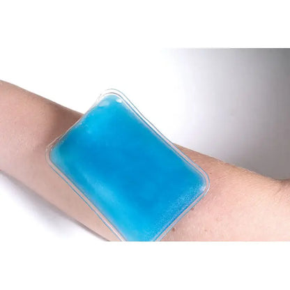 Pad cald si rece cu gel albastru si carcasa transparenta din plastic pentru racire si incalzire
