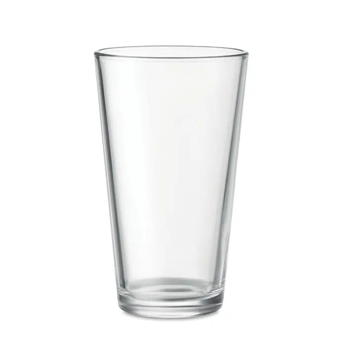 Pahar conic 300ml sticla transparenta cu baza solida si laturi drepte netede