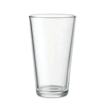 Pahar conic 300ml sticla transparenta cu baza solida si laturi drepte netede